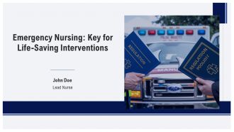 Emergency Nursing Key For Life Saving Interventions PPT Designs AT