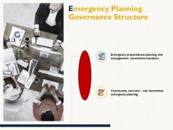 Emergency Planning Governance Structure Management Committee Ppt Powerpoint Presentation Infographics Show