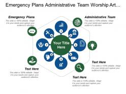 Emergency plans administrative team worship art outreach team