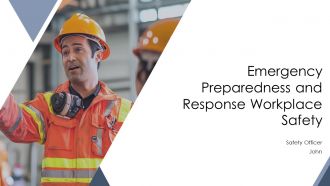 Emergency Preparedness And Response Workplace Safety PPT Presentation AT