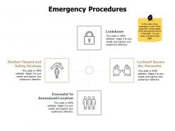 Emergency procedures management ppt powerpoint presentation file portfolio