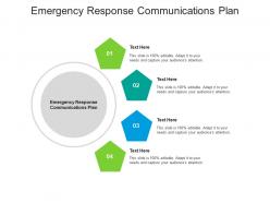 Emergency response communications plan ppt powerpoint presentation summary gridlines cpb
