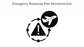 Emergency Response Plan Monotone Icon In Powerpoint Pptx Png And Editable Eps Format