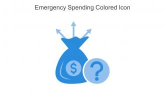 Emergency Spending Colored Icon In Powerpoint Pptx Png And Editable Eps Format
