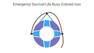 Emergency Survival Life Buoy Colored Icon In Powerpoint Pptx Png And Editable Eps Format