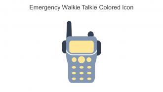 Emergency Walkie Talkie Colored Icon In Powerpoint Pptx Png And Editable Eps Format