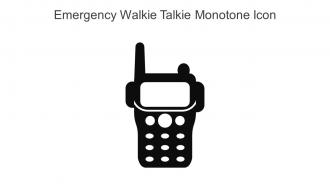 Emergency Walkie Talkie Monotone Icon In Powerpoint Pptx Png And Editable Eps Format