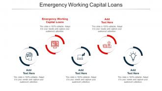 Emergency Working Capital Loans Ppt Powerpoint Presentation Model Inspiration Cpb