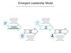 Emergent leadership model ppt powerpoint presentation file inspiration cpb