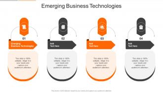 Emerging Business Technologies In Powerpoint And Google Slides Cpb