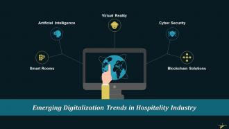 Emerging Digitalization Trends In Hospitality Industry Training Ppt