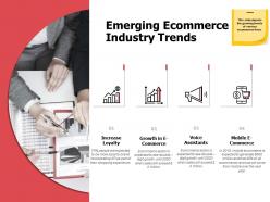 Emerging ecommerce industry trends growth a581 ppt powerpoint presentation file slideshow