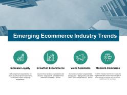 Emerging ecommerce industry trends ppt powerpoint presentation outline