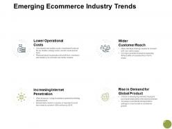 Emerging ecommerce industry trends wider customer reach a703 ppt powerpoint presentation
