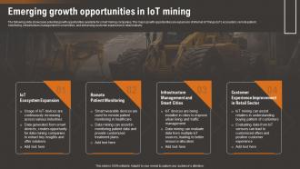 Emerging Growth Opportunities In IoT Mining How IoT Technology Is Transforming IoT SS
