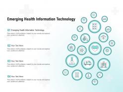 Emerging health information technology ppt powerpoint presentation summary