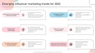 Emerging Influencer Marketing Trends For 2023 Influencer Guide To Strengthen Brand Image Strategy Ss