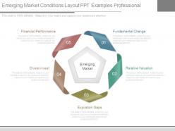 Emerging market conditions layout ppt examples professional