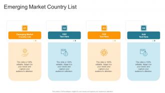 Emerging Market Country List In Powerpoint And Google Slides Cpb