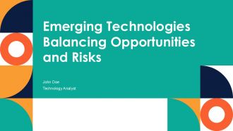 Emerging Technologies Balancing Opportunities And Risks PPT Outline ACP