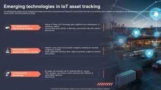 Emerging Technologies In IoT Asset Tracking Role Of IoT Asset Tracking In Revolutionizing IoT SS