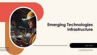 Emerging Technologies Infrastructure PPT Template AT