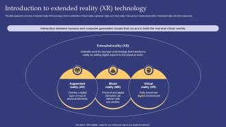 Emerging Technologies Introduction To Extended Reality Xr Technology