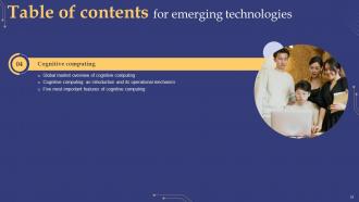 Emerging Technologies Powerpoint Presentation Slides Professional Impressive