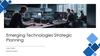 Emerging Technologies Strategic Planning PPT Guidelines AT