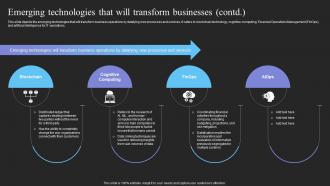Emerging Technologies That Will Transform Businesses Datafication It Ppt File Files Attractive Images