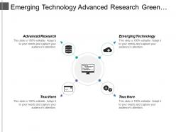 Emerging technology advanced research green environment culture creative industry