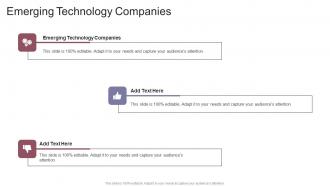 Emerging Technology Companies In Powerpoint And Google Slides Cpb