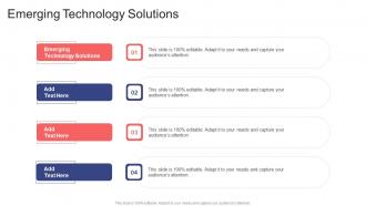 Emerging Technology Solutions In Powerpoint And Google Slides Cpb