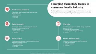 Emerging Technology Trends In Consumer Health Industry