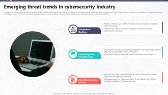 Emerging Threat Trends In Cybersecurity Industry Global Cybersecurity Industry Outlook