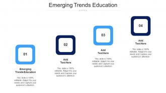 Emerging Trends Education Ppt Powerpoint Presentation Inspiration Samples Cpb