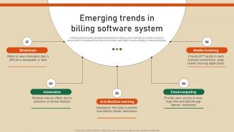 Emerging Trends In Billing Software System Strategic Guide To Develop Customer Billing System