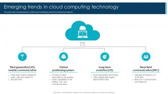 Emerging Trends In Cloud Computing Technology