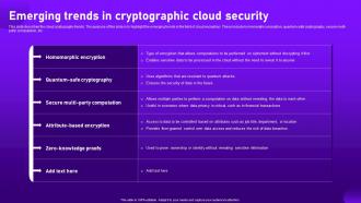 Emerging Trends In Cryptographic Cloud Security Cloud Cryptography