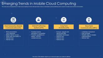 Emerging Trends In Mobile Cloud Computing
