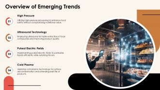 Emerging Trends In Non Thermal Food Technologies PPT Slides ACP Adaptable Template