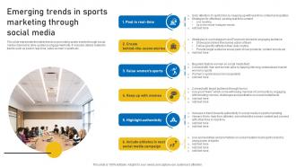 Emerging Trends In Sports Marketing Sports Event Marketing Plan Strategy SS V