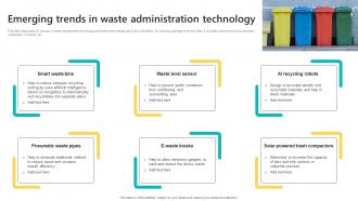 Emerging Trends In Waste Administration Technology