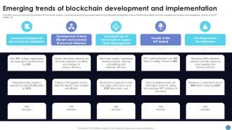 Emerging Trends Of Blockchain Development What Is Blockchain Technology BCT SS V