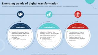 Emerging Trends Of Digital Transformation Storyboard SS