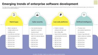 Emerging Trends Of Enterprise Software Development