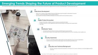 Emerging trends shaping the future of product development strategic product planning
