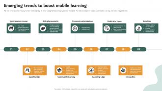 Emerging Trends To Boost Mobile Learning