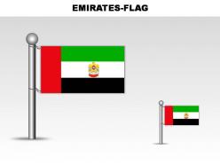 Emirates country powerpoint flags