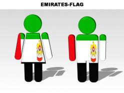 Emirates country powerpoint flags
